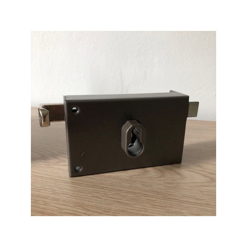 Serrures à cylindre profil européen gauche horizontal a tirage serr. appl. 7415 à cyl. pe horiz. à t