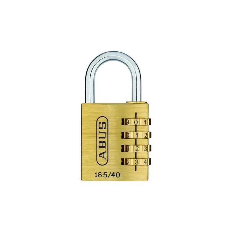 Cadenas à combinaison corps laiton anse acier cémenté série 165 cadenas molette 165 4 chiffres molet