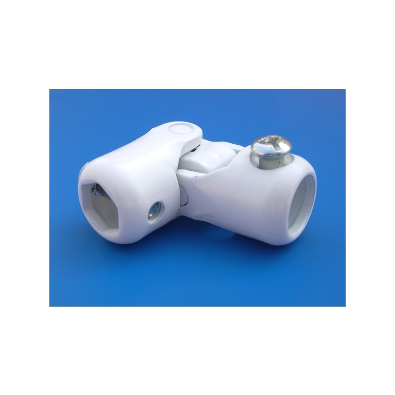 Genouillères acier genouillère rond ø 12 mm / 6 pans 10 mm blanc 1 sachet(s) - select hardware franc