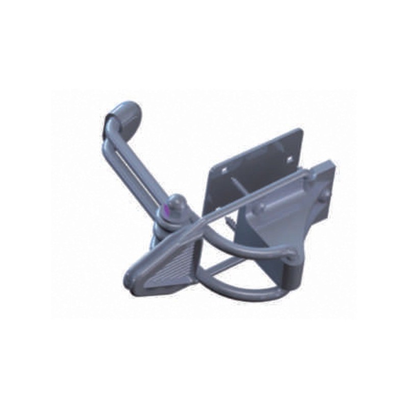 Système autobloquant blocvolet® système autobloquant + contre plaque avc bras allongé noir 1 pièce(s