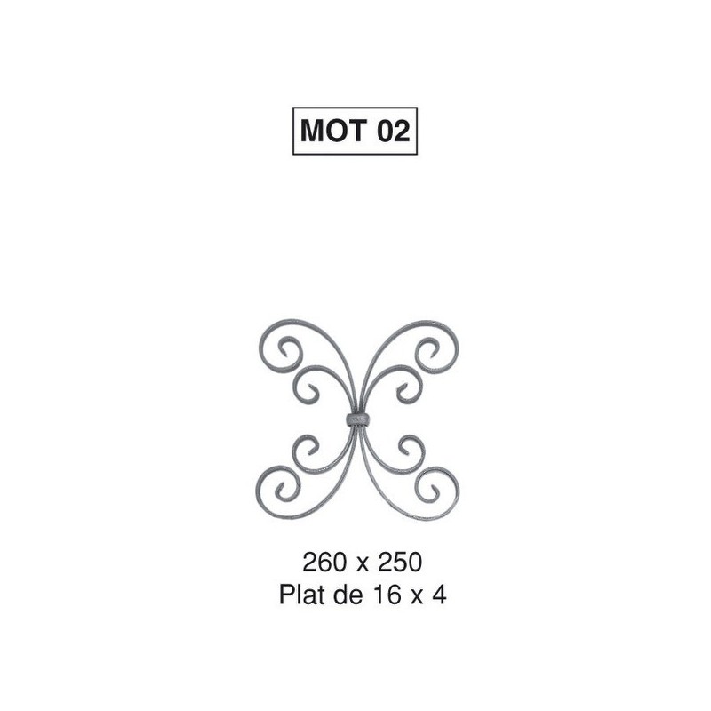 Motifs et cercles motif 02 plat 16 x 4 rond 250 1 pièce(s) - bourguignon