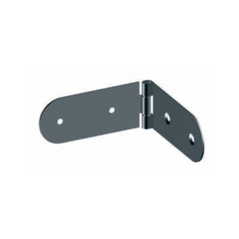 Charnières de caisse percées fraisées charnière de caisse acier zingué p. f. 40 x 190 mm 1 pièce(s) 