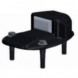 Butée de portail STOPORTAIL® à visser noir