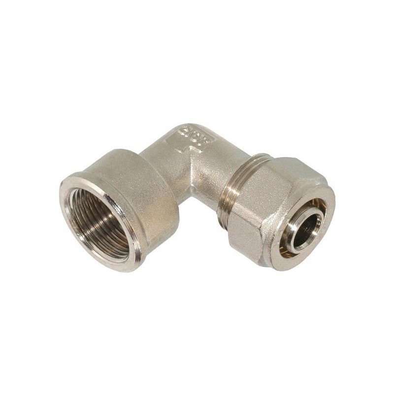 Coude multicouche à compression coude femelle à compression 16 x 15/21 1 pièce(s) - ayor