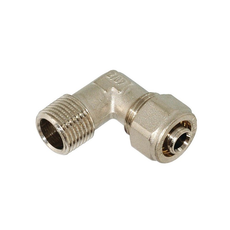 Coude multicouche à compression coude mâle à compression 16 x 15/21 1 pièce(s) - ayor