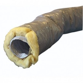 Gaine souple isolée PVC Ø 80 mm 6 ml