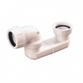 Siphon de baignoire horizontal
