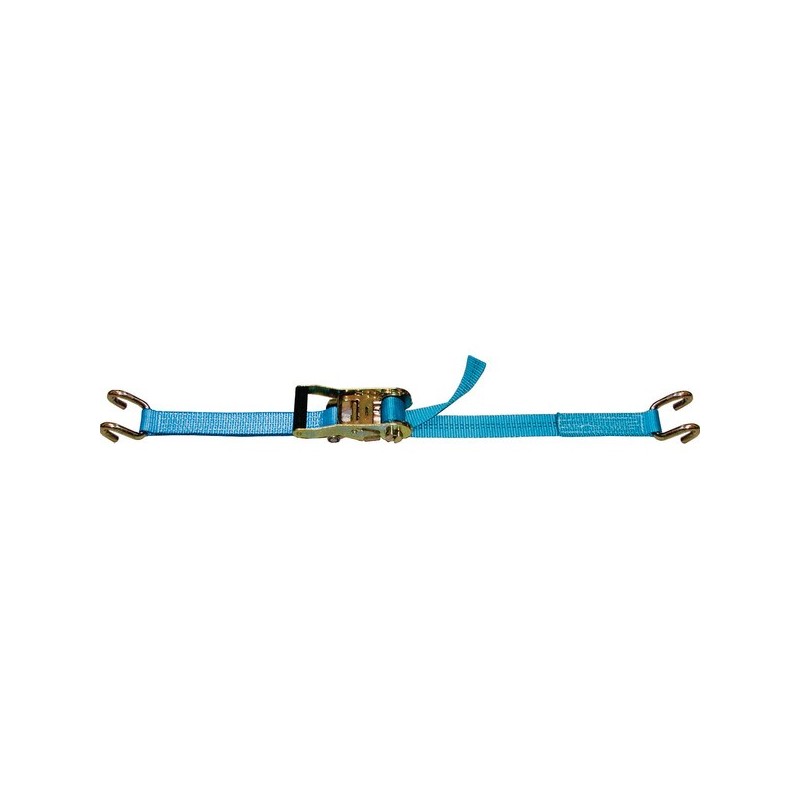 Sangle d'arrimage type AK23 avec tendeur et crochet à double fil