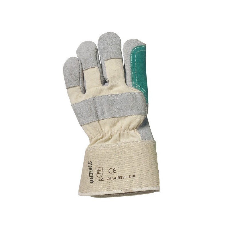 Gants docker croute renforcé tu - 10 cuir non tu - 10 gants docker croute renforcé tu - 10 agression