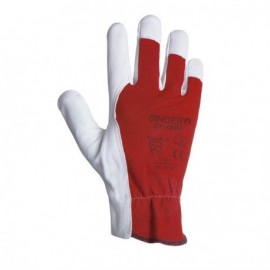 Gants interlock paume fleur de chèvre