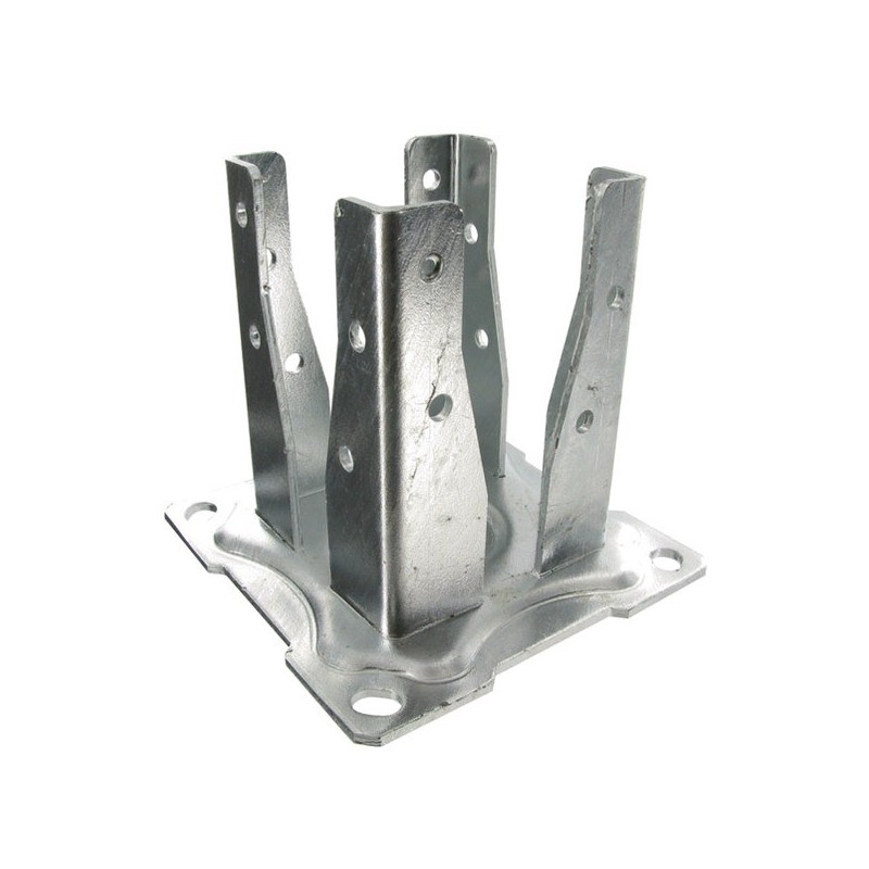 Pieds de poteau de jardin pied de poteau de jardin à boulonner 150 x 150 1 pièce(s) - simpson strong