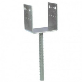 Pieds de poteau en U à sceller