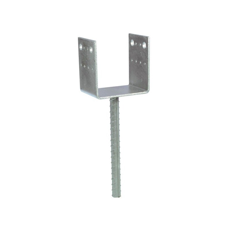 Pieds de poteau en u à sceller pied de poteau en u lg90 prof70 1 pièce(s) - simpson strong tie