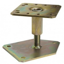 Pied de poteau pour angle réglable