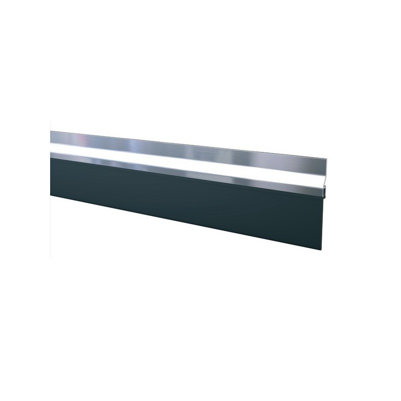 Bas de porte de garage à petite bavette ads-zw bas de porte de garage à petite bavette ads-zw 100 cm