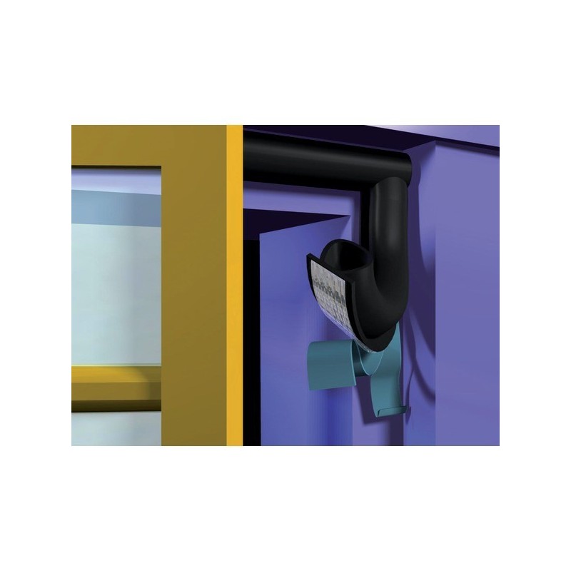 Joints universels adhésifs joint universel adhésif esp 1-7 mm noir 7,5 m 1 pièce(s) - france calfeut