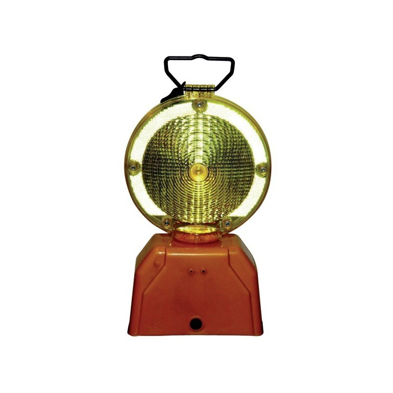 Lampe de chantier orange clignotante lampe de chantier orange clignotante 1 pièce(s) - novap