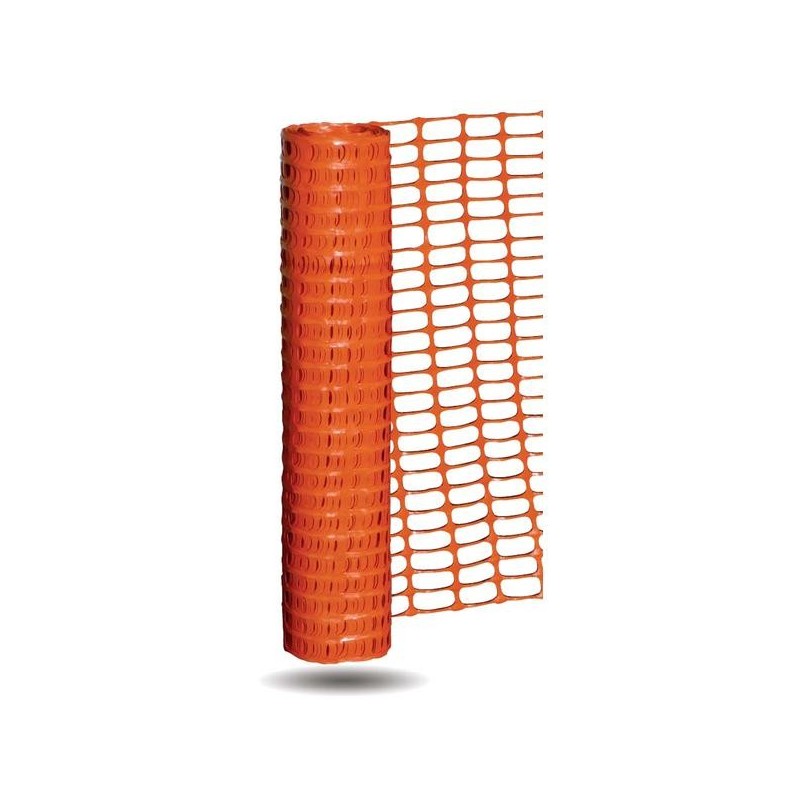 Grillage de chantier orange grillage de chantier orange 1 rouleau(x) de 50 mètre(s) linéaire - novap