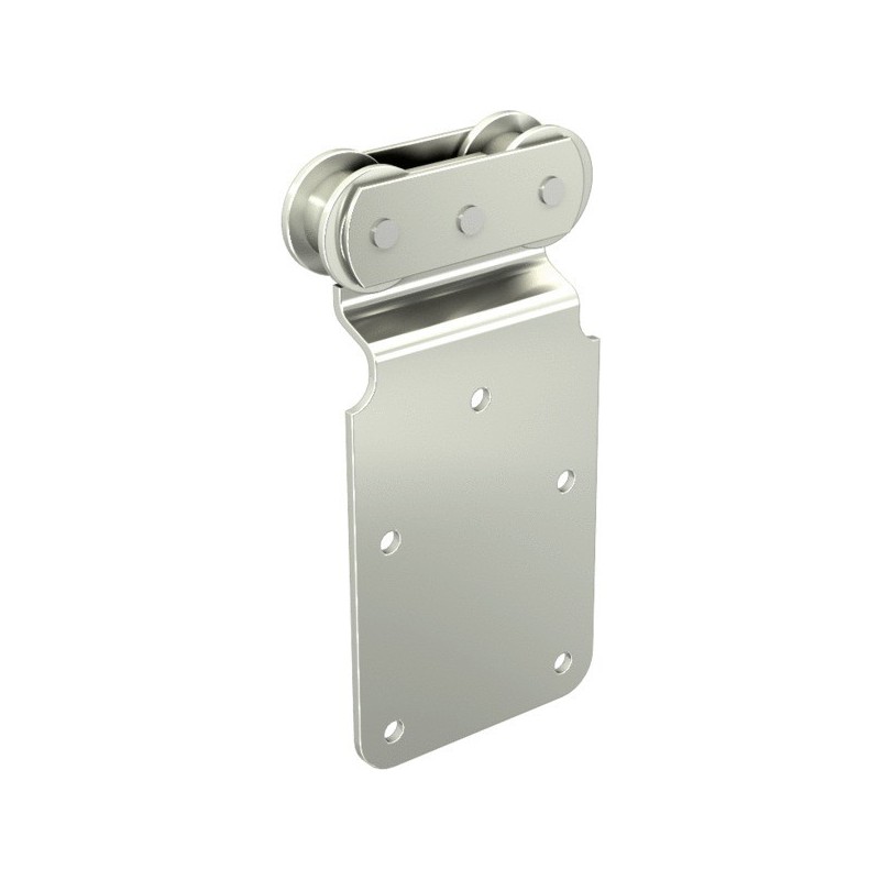 Montures série 5040 monture sur plat 2 galets delrin 5040 1 boîte(s) de 2 pièce(s) - mantion sas