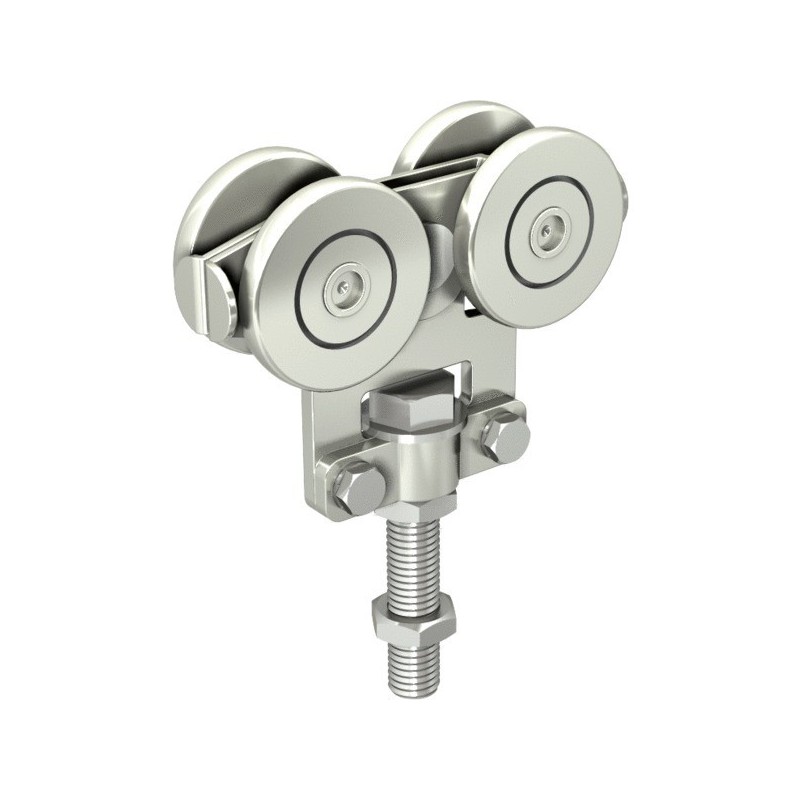 Montures série 5040 monture sur chant 4 galets acier vis longue 5040 1 boîte(s) de 2 pièce(s) - mant