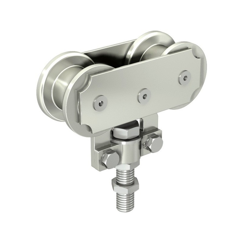 Montures série 6255 monture sur chant 2 galets acier vis longue 6255 1 boîte(s) de 2 pièce(s) - mant