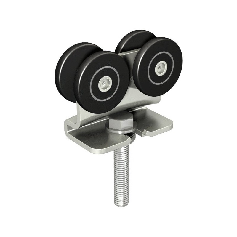 Montures série 6255 monture col de cygne 4 galets nylon 6255 1 boîte(s) de 2 pièce(s) - mantion sas