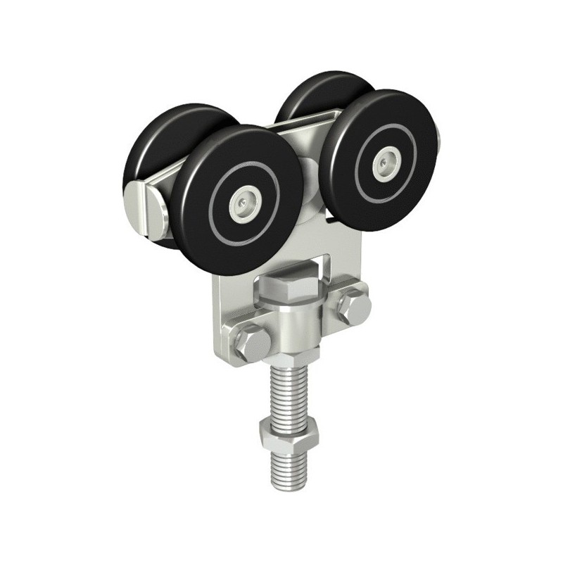 Montures série 6255 monture sur chant 4 galets nylon 6255 1 boîte(s) de 2 pièce(s) - mantion sas