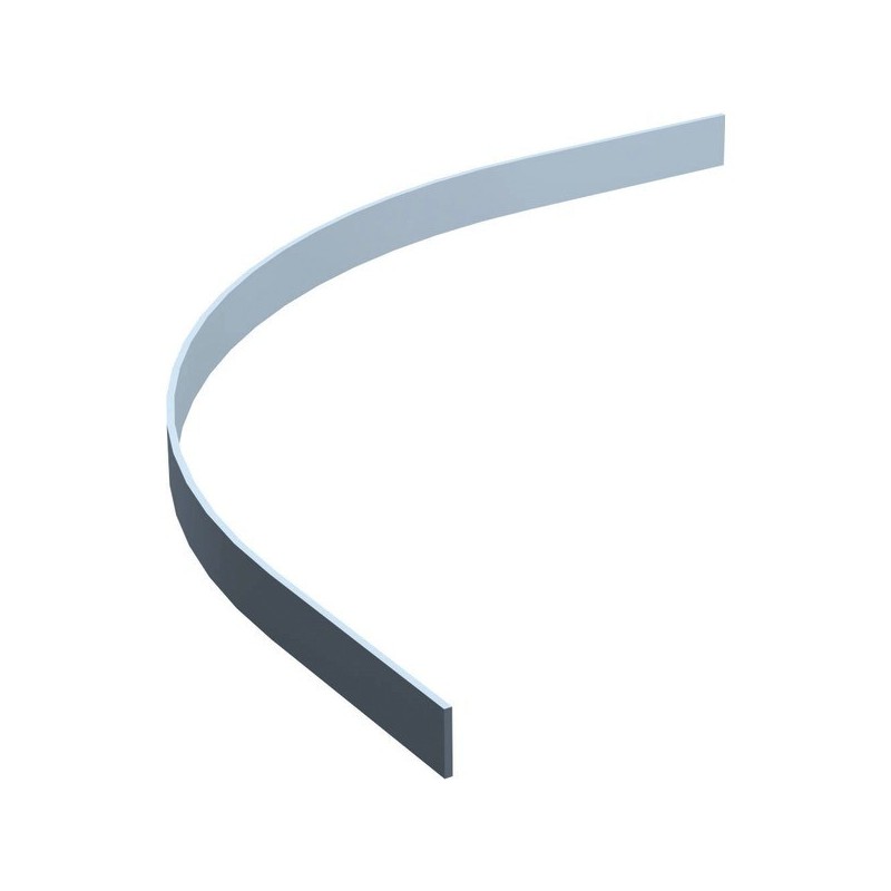 Courbes série bob 50 courbe fer plat 40 x 6 mm rayon 500 mm 1 pièce(s) - mantion sas