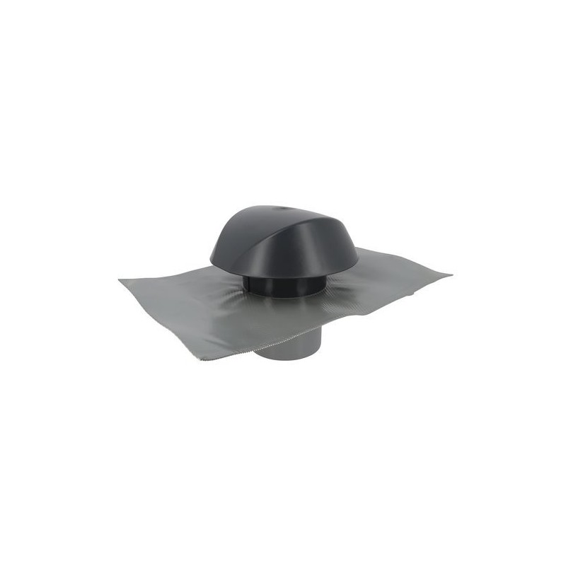 Chapeaux de ventilation de toiture chapeau de ventilation collerette ø 125 mm 1 pièce(s) - nicoll