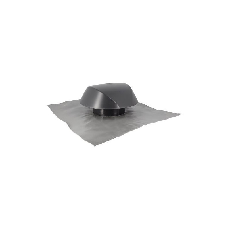 Chapeaux de ventilation de toiture chapeau de ventilation collerette étanche ø 160 anthracite 1 pièc