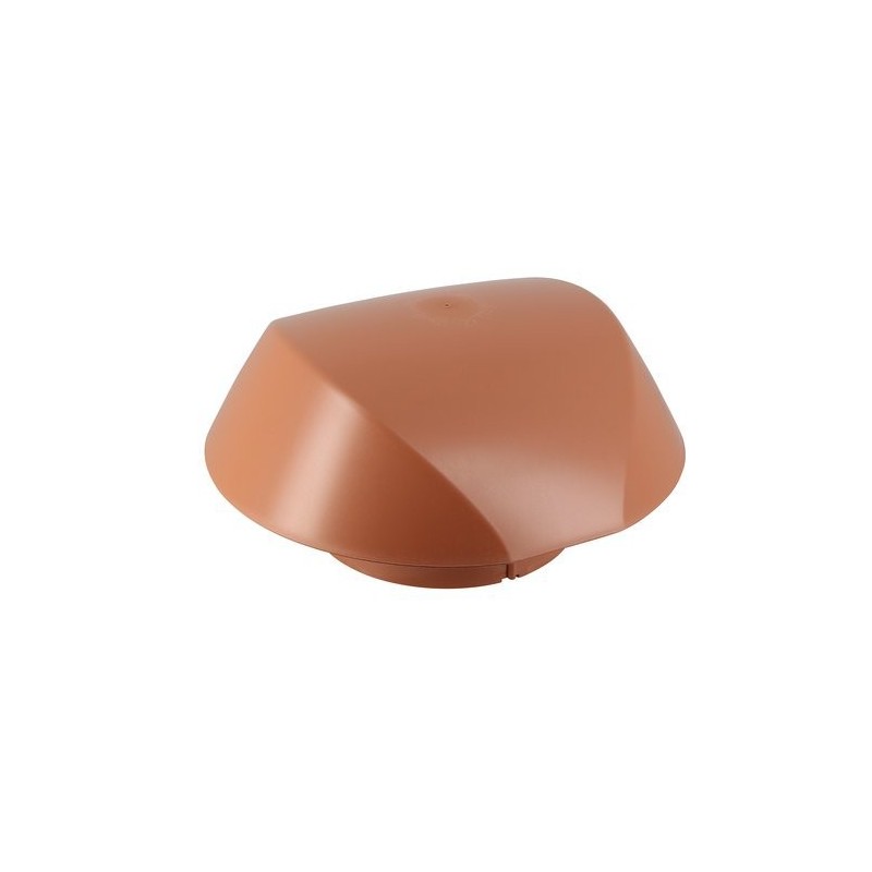 Chapeaux de ventilation de toiture chapeau de ventilation sans moustiquaire ø 160 terracotta 1 pièce