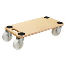Plateau roulant bois 600 x 300 - 180 kg