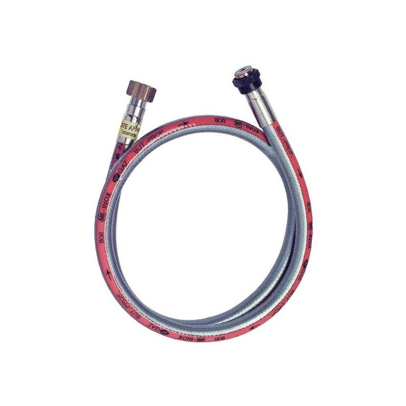 Flexibles inox - durée illimitée - butane/propane flexible inox butane/propane 2 m (durée illimitée)