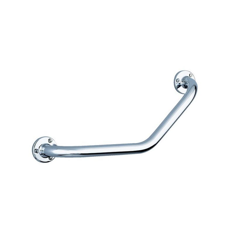 Barre de relèvement - gamme inox poignée 135° ø32 l400x400 inox poli - 3 pts de fixation 1 pièce(s)