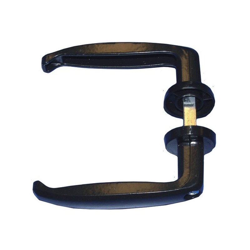 Béquilles pour serrures avec carré de 8 mm béquille double zamak tubes 40-50 mm carré 8 mm 1 pièce(s