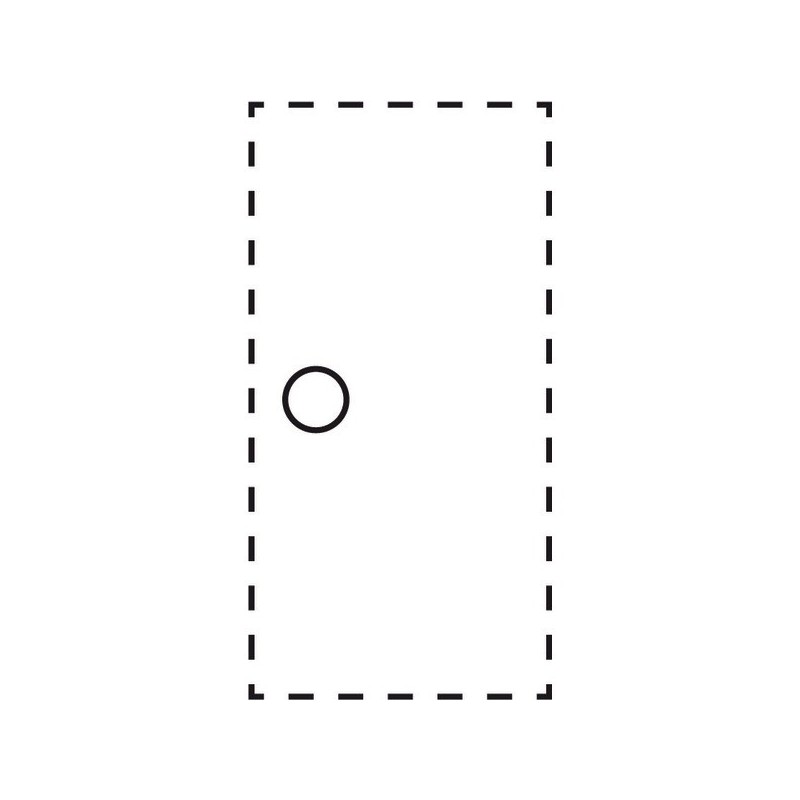 Plaques de poussée rectangulaires plaque rectang. inox f17 sat. 300x150 ép. 0,8 mm adhés. bdc 1 pièc