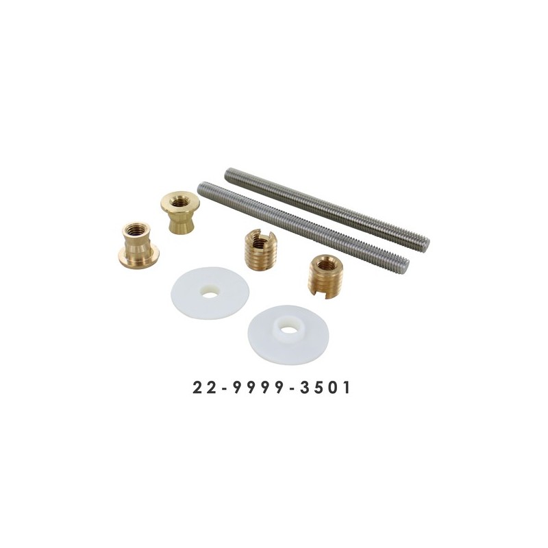 Coudes et fixations 6100 / 7100 fixation double 6100/7100 1 kit(s) - duval