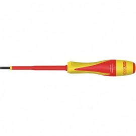 Tournevis bi-matière isolé 1000V fente