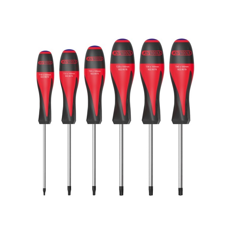 Jeu de tournevis ultimate torx® percé jeu de tournevis ultimate torx® percé 1 jeu(x) de 6 pièce(s) -