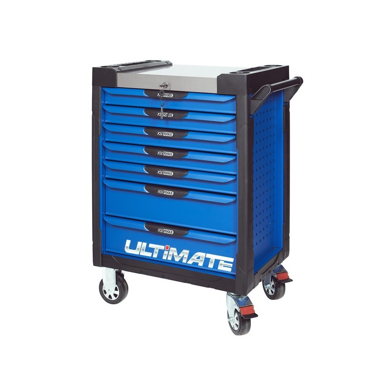 Servantes ultimate servante ultimate 7 tiroirs bleue 7 67 kg bleu 1 pièce(s) - ks tools