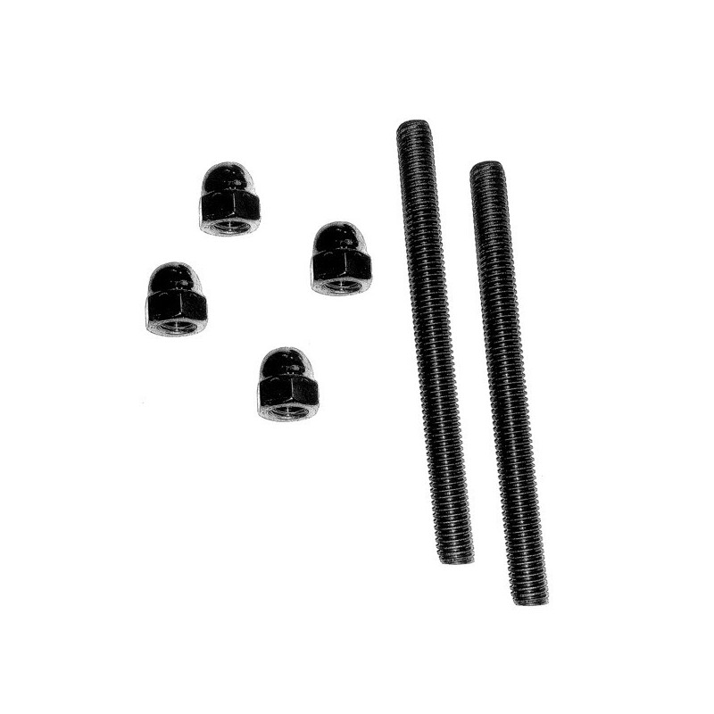 Fixation pavé/aileron tiges 80 mm + écrous inox 65 mm fixation pavé/aileron tiges 80 mm + écrous ino