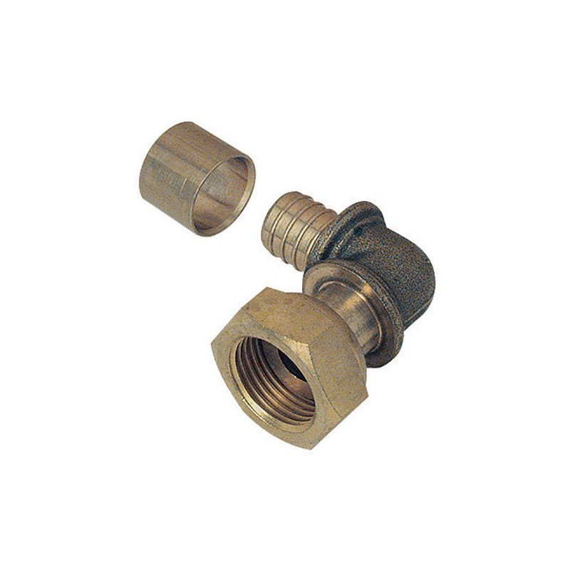 Coude à glissement écrou tournant per ø 16 - 15x21 coude à glissement écrou tournant per ø 16 - 15x21 1 pièce(s) 16 mm - somatherm for you