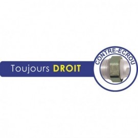 Robinet orientable à clapet - Machine à laver