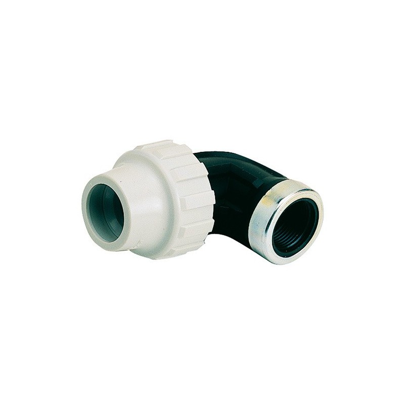 Coudes plastiques pour tube polyéthylène (pe) coude femelle 20/27 / pe25 plastique 1 pièce(s) 25 mm - somatherm for you