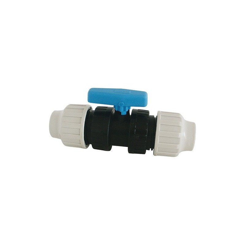 Vannes plastiques pour tube polyéthylène (pe) vanne à compression pour pe d20 1 pièce(s) papillon - somatherm for you