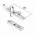 Penture supérieure réglable double action