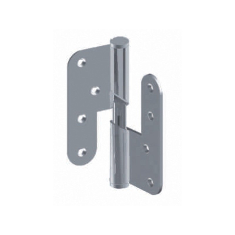 Paumelles inox brossé hélicoïdale paumelle inox brossé br dte hélicoïdale n 16 mm 100 x 86 mm 1 pièc