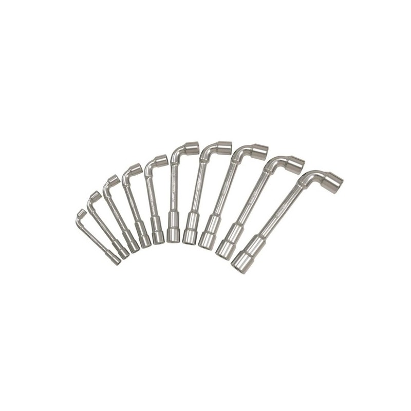 Jeu de clés à pipe débouchées 8-19 mm jeu de clés à pipe débouchées 8-19 mm 1 jeu(x) de 10 pièce(s)