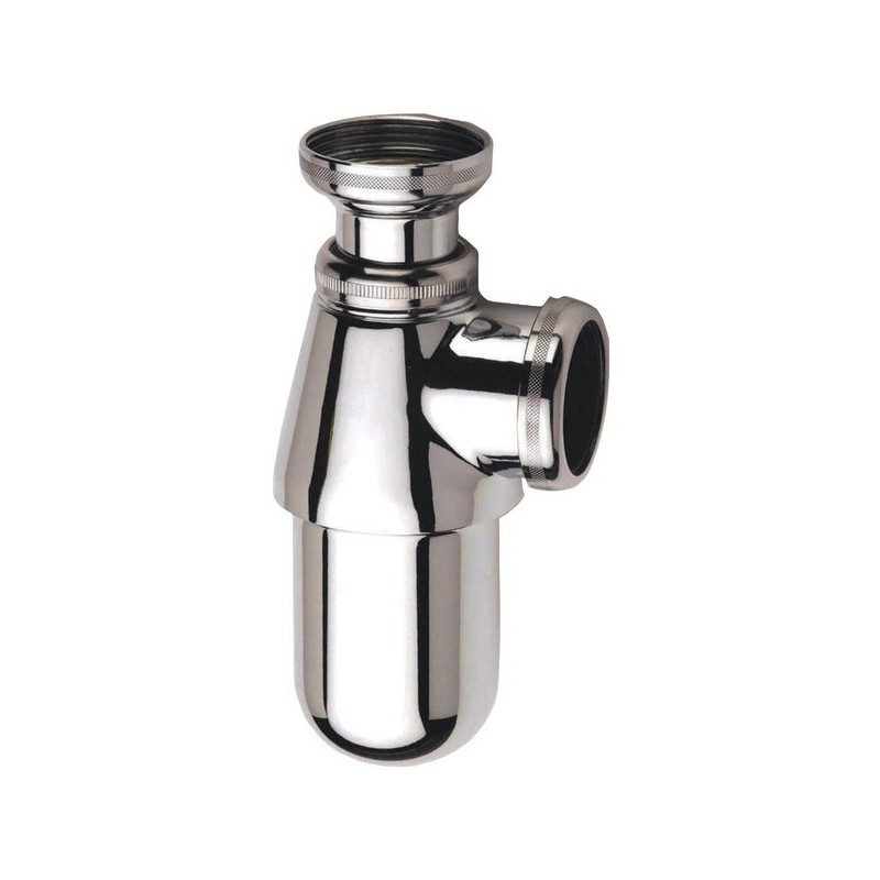 Siphon évier laiton chromé brillant 11/2 / 40x49 mm siphon évier laiton chromé brillant 11/2 / 40x49