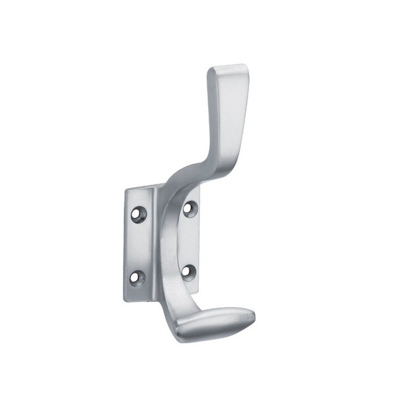 Porte-vêtements 2 têtes porte-chapeau 39 rivalum poli 1 pièce(s) - vachette anjou